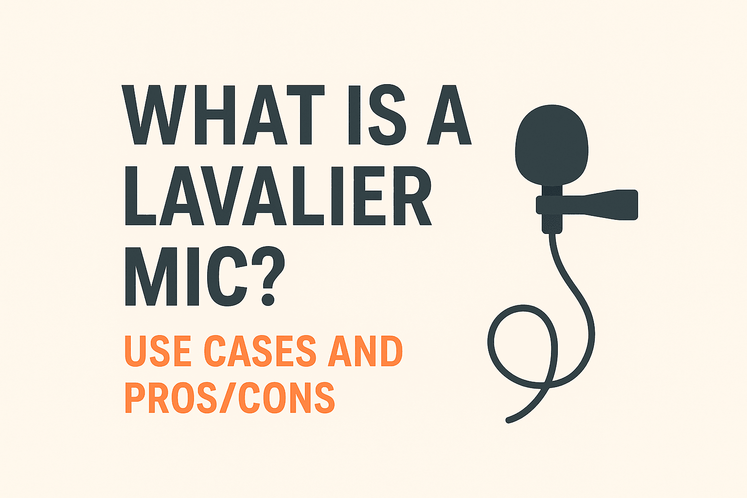 What Is a Lavalier Mic? Use Cases and Pros/Cons